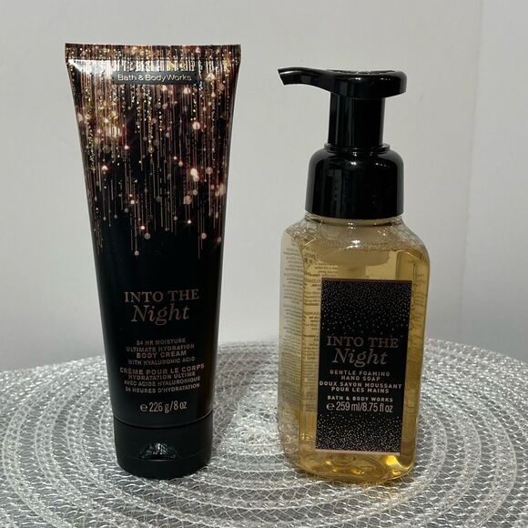 BBW Into The Night Body Cream and Foaming Hand Soap set of 2 NWT - Picture 1 of 2